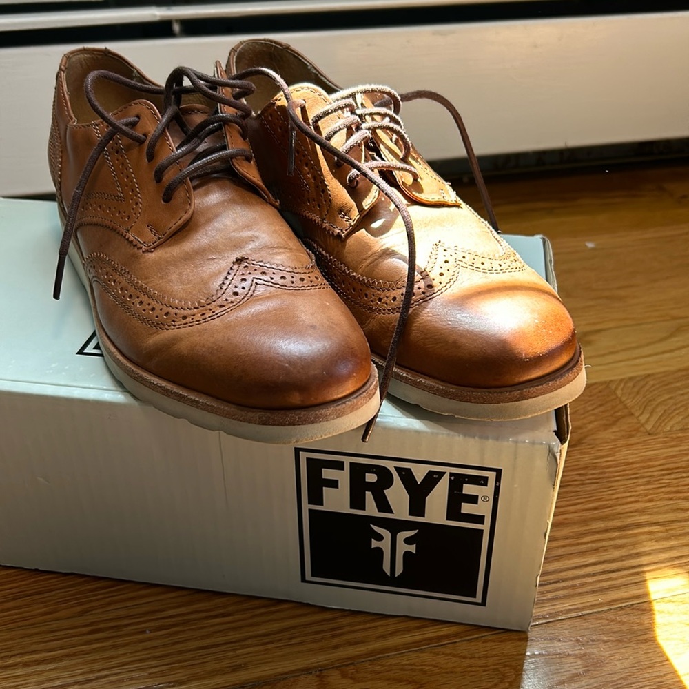 Frye wingtip shoes